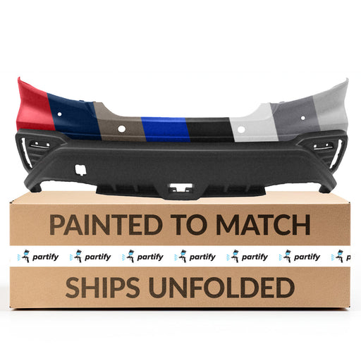 2022-2023 Subaru WRX CAPA Certified Rear Bumper W/Parking Sensors - SU1100202C-Partify-Painted-Replacement-Body-Parts