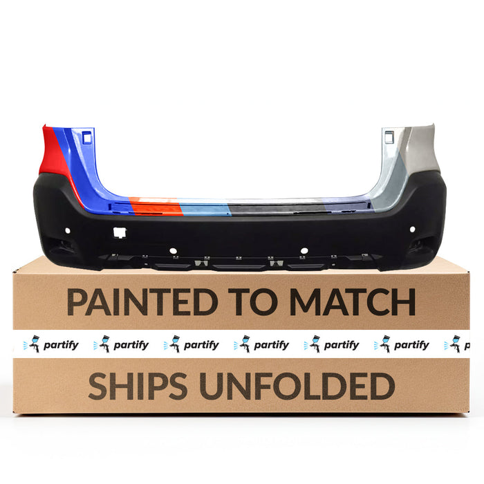 2023-2024 Subaru Outback Base/Convenience/Field/Limited/Limited XT/Onyx Edition/Onyx Edition XT/Premier XT/Premium/Touring/Touring XT CAPA Certified Rear Bumper W/Object Sensors - SU1100207C-Partify-Painted-Replacement-Body-Parts