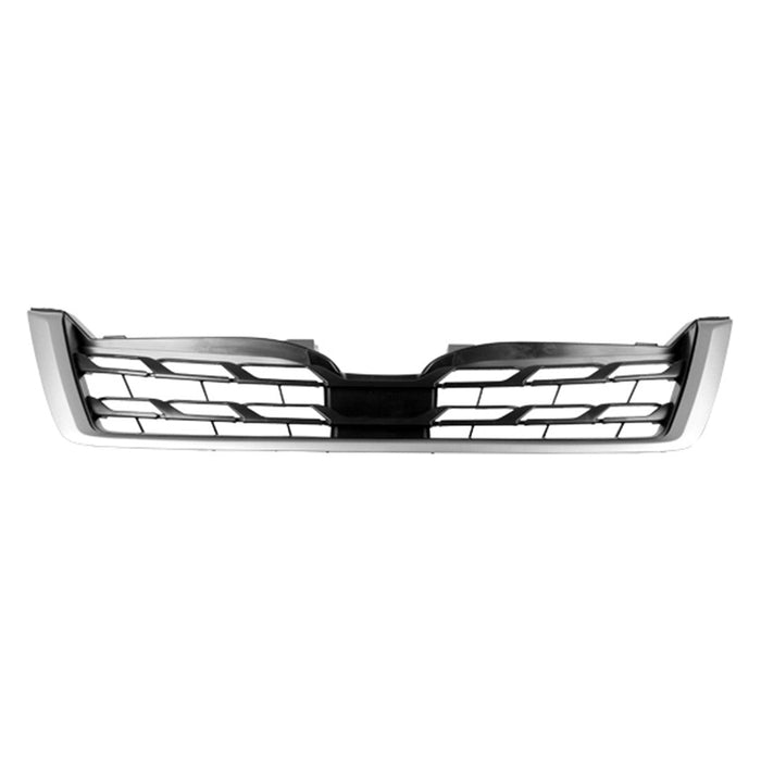 2017-2018 Subaru Forester Grille Matte Black W/Painted Gray Mldg Lower Assembly - SU1200171-Partify-Painted-Replacement-Body-Parts