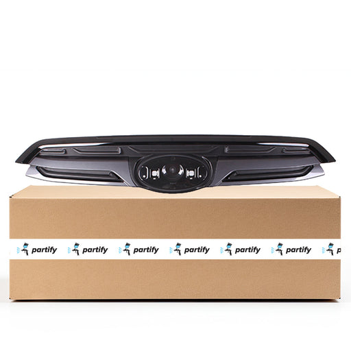2022 Subaru Forester CAPA Certified Grille Upper CAPA Certified Grille Assy Black/Gray Assembly - SU1200201C-Partify-Painted-Replacement-Body-Parts