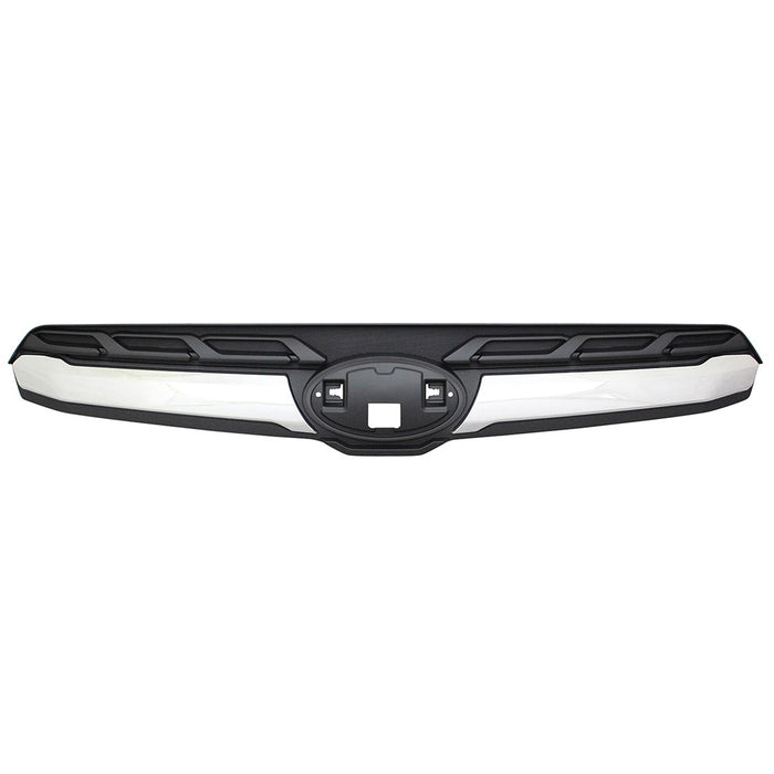 2017-2018 Subaru Forester Grille Molding Type 2 Matte W/Chrome Mldg - SU1210104-Partify-Painted-Replacement-Body-Parts