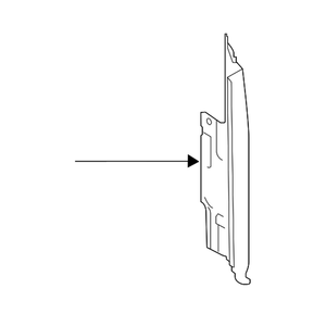 Passenger Side Radiator Support image