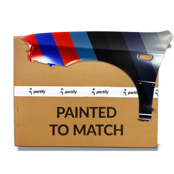 1998-2001 Subaru Forester Front CAPA Certified Driver Side Fender W/O Side Lamp - SU1240119C-Partify-Painted-Replacement-Body-Parts