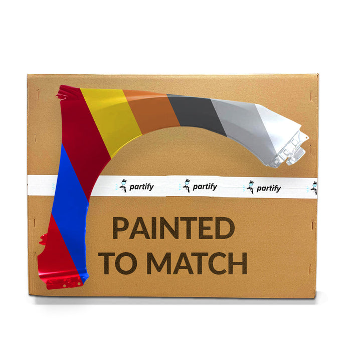 2012-2013 Subaru Impreza Front CAPA Certified Passenger Side Fender W/Repeater Lamp Hole - SU1241137C-Partify-Painted-Replacement-Body-Parts