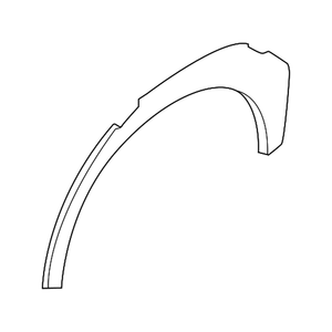 Rear Driver Side Wheel Arch Molding image