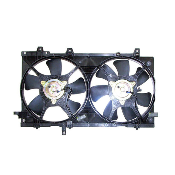 2004-2008 Subaru Forester Engine Cooling Fan Assembly Motor/Blade/Shroud Dual Fan Assembly Turbocharged - SU3115109-Partify-Painted-Replacement-Body-Parts