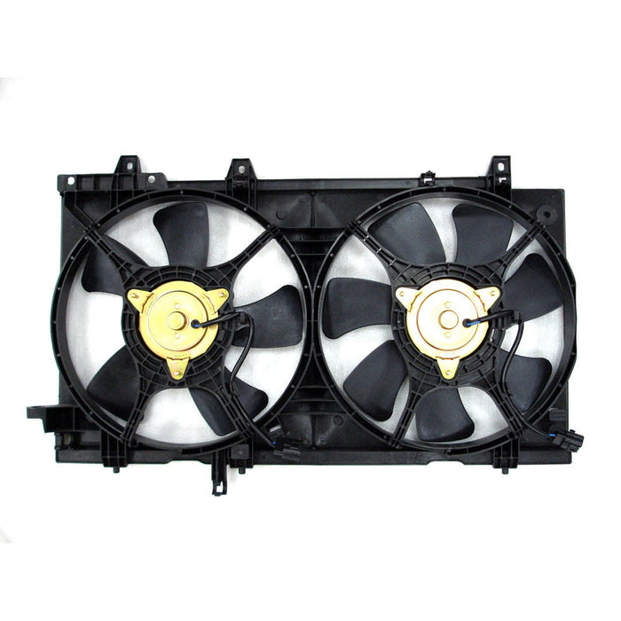 2003-2008 Subaru Forester Engine Cooling Fan Assembly Motor/Blade/Shroud Dual Fan Assembly Naturally Aspirated - SU3115111-Partify-Painted-Replacement-Body-Parts