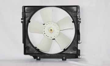 1995-1999 Subaru Legacy Engine Cooling Fan Assembly Motor/Blade/Shroud 2.2L H4/2.5L H4 - SU3115113-Partify-Painted-Replacement-Body-Parts