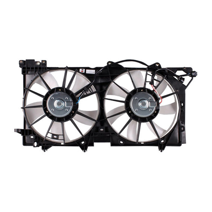 2010-2014 Subaru Legacy/Outback Engine Cooling Fan Assembly Motor/Blade/Shroud Dual Fan Assy 3.6L H6 - SU3115125-Partify-Painted-Replacement-Body-Parts