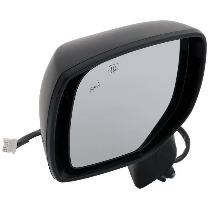 2017-2018 Subaru Forester Driver Side Door Mirror W/Blind Spot Detection W/O Signal Lamp W/Cover Textured Assembly - SU1320159-Partify-Painted-Replacement-Body-Parts