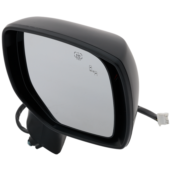 2017-2018 Subaru Forester Passenger Side Door Mirror W/Blind Spot Detection W/O Signal Lamp W/Cover Textured Assembly - SU1321159-Partify-Painted-Replacement-Body-Parts