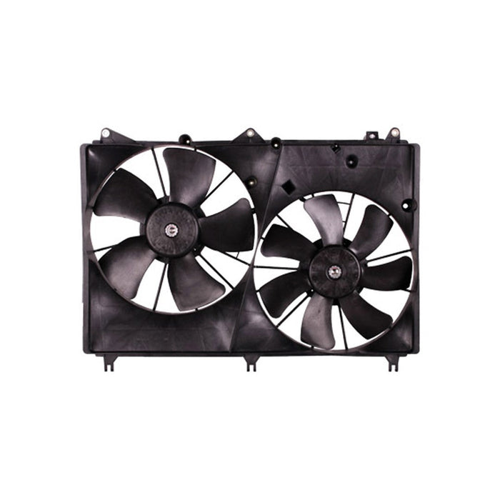 2009-2013 Suzuki Grand Vitara Engine Cooling Fan Assembly Motor/Blade/Shroud Dual Fan Assembly 2.4L L4/3.2L V6 - SZ3115107-Partify-Painted-Replacement-Body-Parts