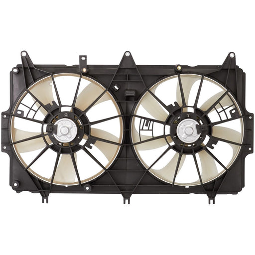 2010-2013 Suzuki Kizashi Engine Cooling Fan Assembly Motor/Blade/Shroud Dual Fan Assembly - SZ3115109-Partify-Painted-Replacement-Body-Parts