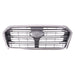 2019-2021 Subaru Ascent Grille Exclude Premier/Touring Models Without Camera Silver With Chrome Frame - SU1200182-Partify-Painted-Replacement-Body-Parts