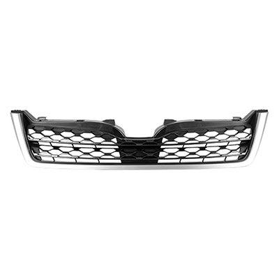 2014-2016 Subaru Forester Grille 2.5L Matte Dark Gray With Painted Gray Moulding - SU1200167-Partify-Painted-Replacement-Body-Parts