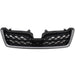 2014-2016 Subaru Forester Grille 2.5L Matte Dark Gray With Painted Gray Moulding - SU1200167-Partify-Painted-Replacement-Body-Parts