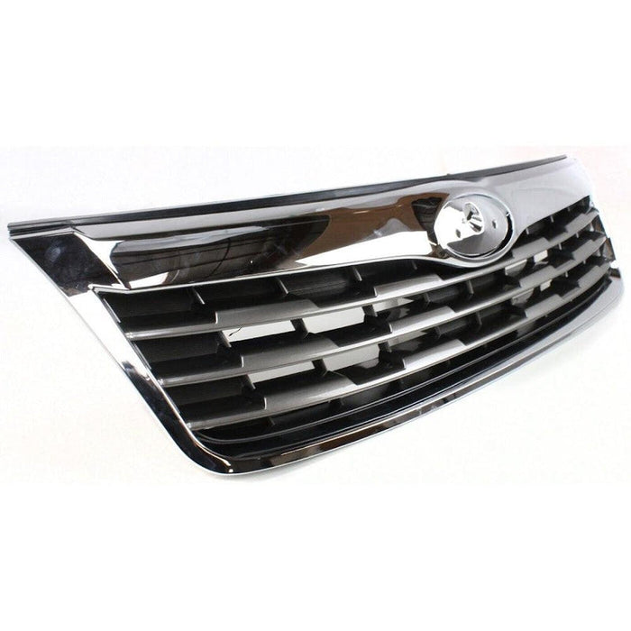 2009-2010 Subaru Forester Grille Chrome/Gray - SU1200141-Partify-Painted-Replacement-Body-Parts