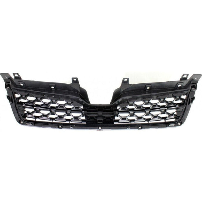 2014-2016 Subaru Forester Grille Matte Dark Gray With Chrome Moulding 2.5L - SU1200154-Partify-Painted-Replacement-Body-Parts