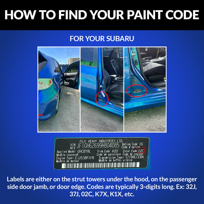 2006-2007 Subaru Impreza Hood With Turbo - SU1230139-Partify-Painted-Replacement-Body-Parts