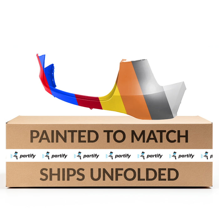 2020-2024 Tesla Y Rear Upper Bumper W/O Park Assist Sensors - TA1114101-Partify-Painted-Replacement-Body-Parts