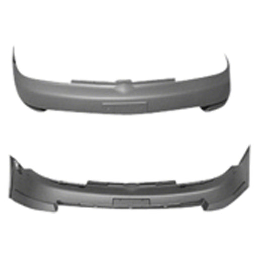 2000-2002 Toyota Echo CAPA Certified Front Bumper W/O Front Spoiler - TO1000204C-Partify-Painted-Replacement-Body-Parts