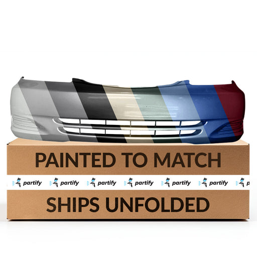 2002-2004 Toyota Camry Front Bumper Without Fog Lights Without Tow Hook Hole - TO1000230-Partify-Painted-Replacement-Body-Parts