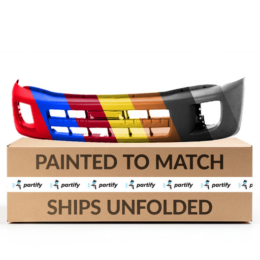 2001-2003 Toyota RAV4 Front Bumper Without Flare Holes - TO1000248-Partify-Painted-Replacement-Body-Parts