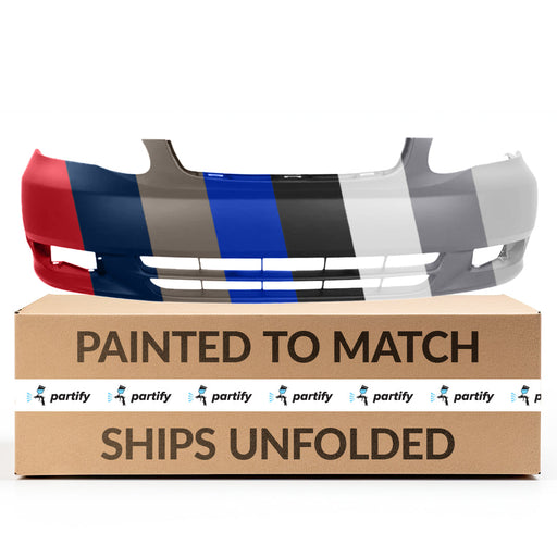 2003-2004 Toyota Corolla CE/LE CAPA Certified Front Bumper Matte - TO1000261C-Partify-Painted-Replacement-Body-Parts