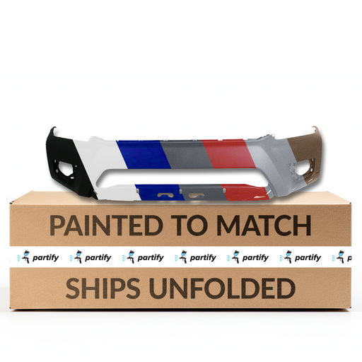 2012-2013 Toyota Tacoma Pickup 2WD Front Bumper - TO1000386-Partify-Painted-Replacement-Body-Parts