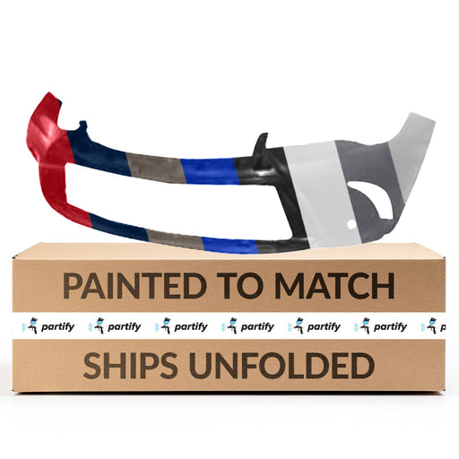 2015-2017 Toyota Camry Front Bumper With Sensor Holes - TO1000412-Partify-Painted-Replacement-Body-Parts