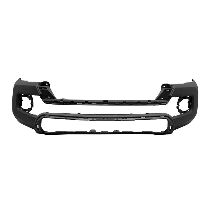 2016-2023 Toyota Tacoma Front Bumper W/Fender Flare Holes Textured - TO1000425-Partify-Painted-Replacement-Body-Parts