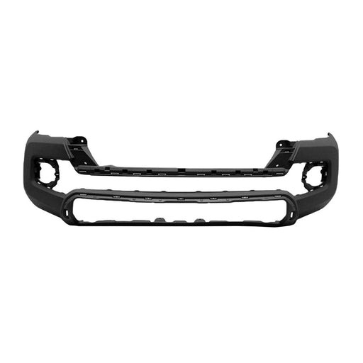 2016-2023 Toyota Tacoma Front Bumper W/O Fender Flare Holes Textured - TO1000426-Partify-Painted-Replacement-Body-Parts