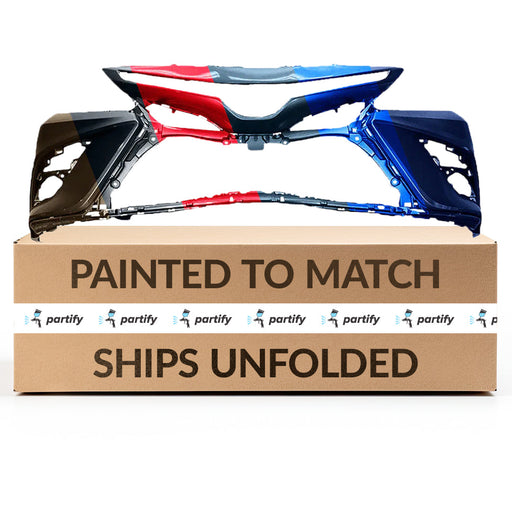 2018-2020 Toyota Camry SE Front Bumper Without Sensor Holes - TO1000440-Partify-Painted-Replacement-Body-Parts