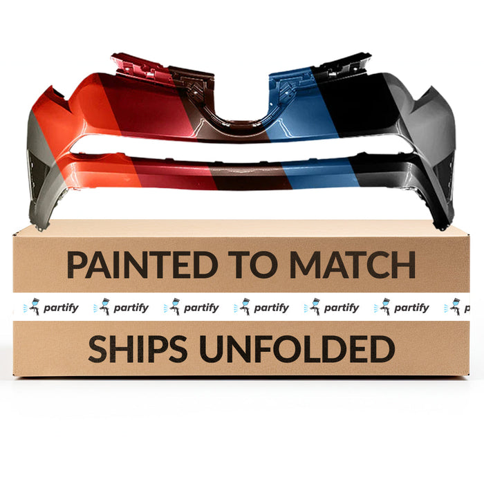 2016-2018 Toyota RAV4 CAPA Certified Front Upper Bumper Without Sensor Holes - TO1014105C-Partify-Painted-Replacement-Body-Parts