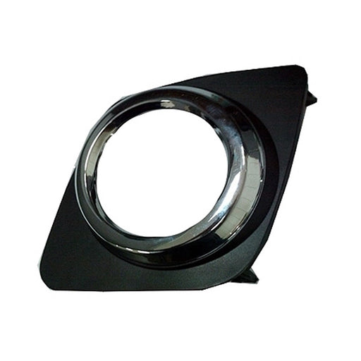 2009-2012 Toyota RAV4 Base/Sport Front Driver Side Bumper Insert Fog Lamp Cover W/Fog Lamps - TO1038129-Partify-Painted-Replacement-Body-Parts