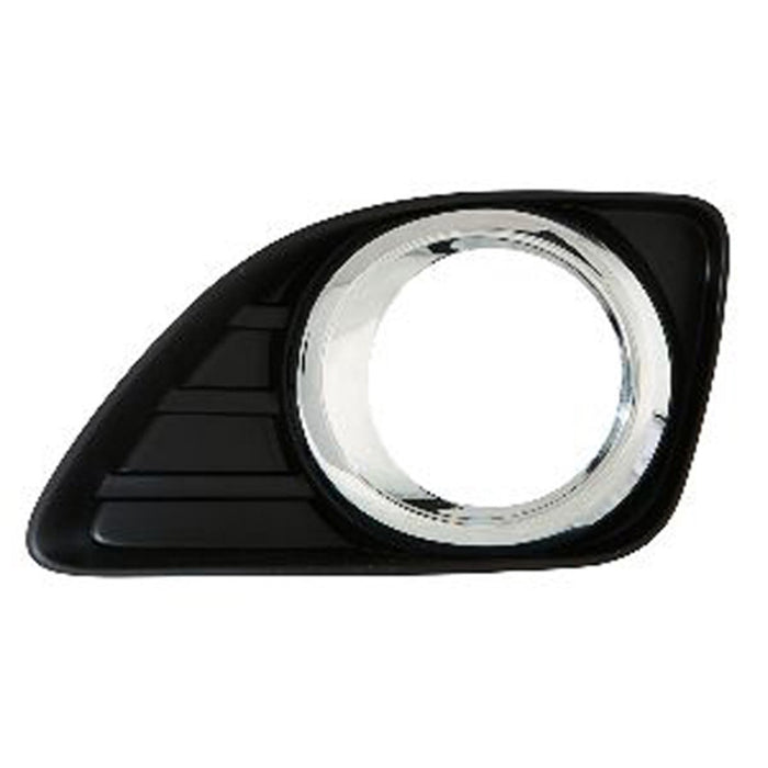 2010-2011 Toyota Camry Front Driver Side Bumper Insert Fog Lamp Hole Cover W/Fog Lamps W/O Spoiler - TO1038131-Partify-Painted-Replacement-Body-Parts