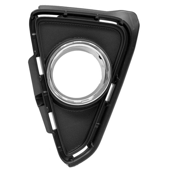 2016-2018 Toyota RAV4 Hybrid LE+/Hybrid Limited/Hybrid SE/Hybrid XLE/LE/Limited/XLE Front Passenger Side Bumper Insert Fog Lamp Bezel W/Fog Lamps - TO1039192-Partify-Painted-Replacement-Body-Parts