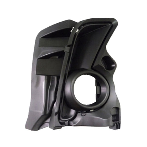 2017-2019 Toyota Highlander Front Passenger Side Bumper Insert Fog Lamp Bezel W/Fog Lamps - TO1039200-Partify-Painted-Replacement-Body-Parts