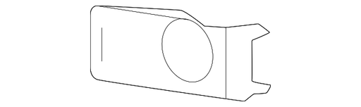 Toyota Land Cruiser Bumper Insert 1958 Fog Lamp Bezel - TO1039293