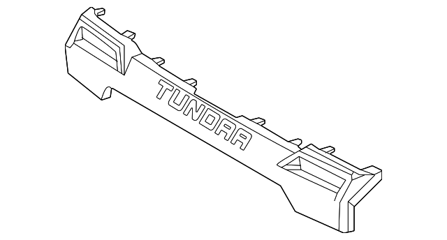 Toyota Tundra Front Bumper Molding Capstone - TO1044160