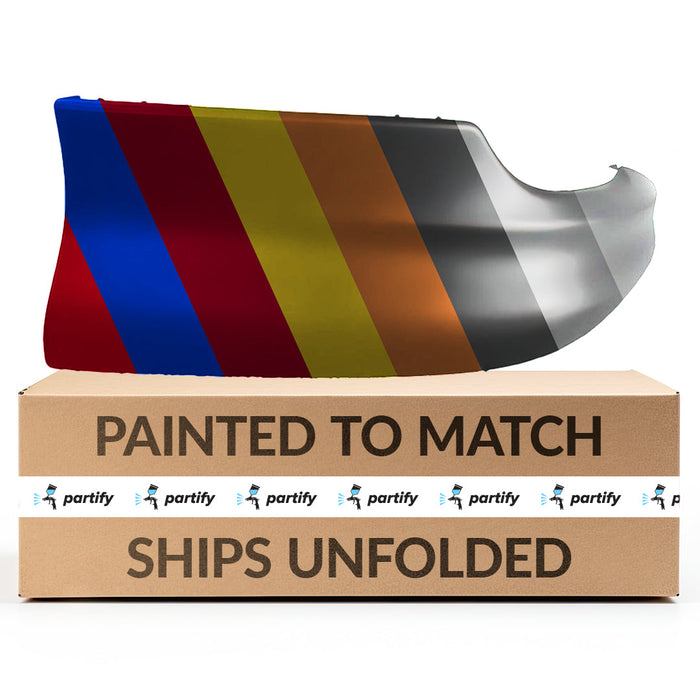 2003-2004 Toyota Corolla Sedan S CAPA Certified Front Passenger Side Bumper End - TO1093109C-Partify-Painted-Replacement-Body-Parts