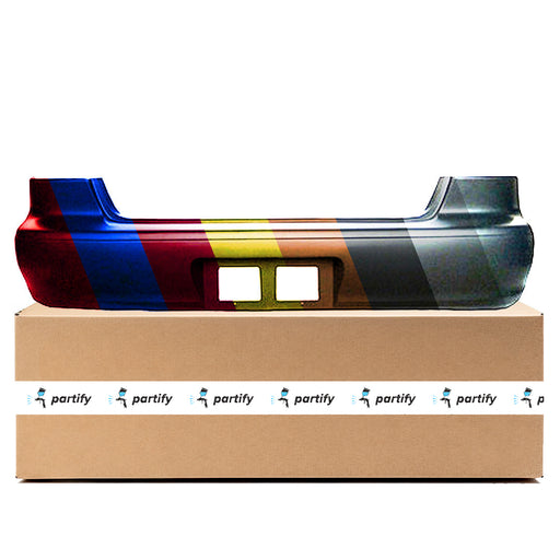 1998-2002 Toyota Corolla Sedan Rear Bumper - TO1100185-Partify-Painted-Replacement-Body-Parts