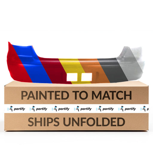 1998-2002 Toyota Corolla Rear Bumper Matte - TO1100190-Partify-Painted-Replacement-Body-Parts