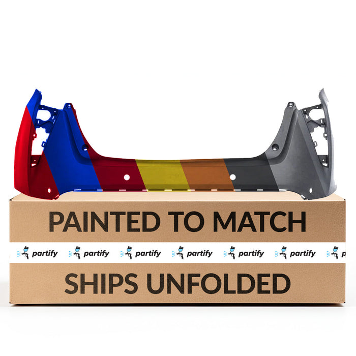 2016-2018 Toyota Prius Rear Bumper With Sensor Holes - TO1100320-Partify-Painted-Replacement-Body-Parts