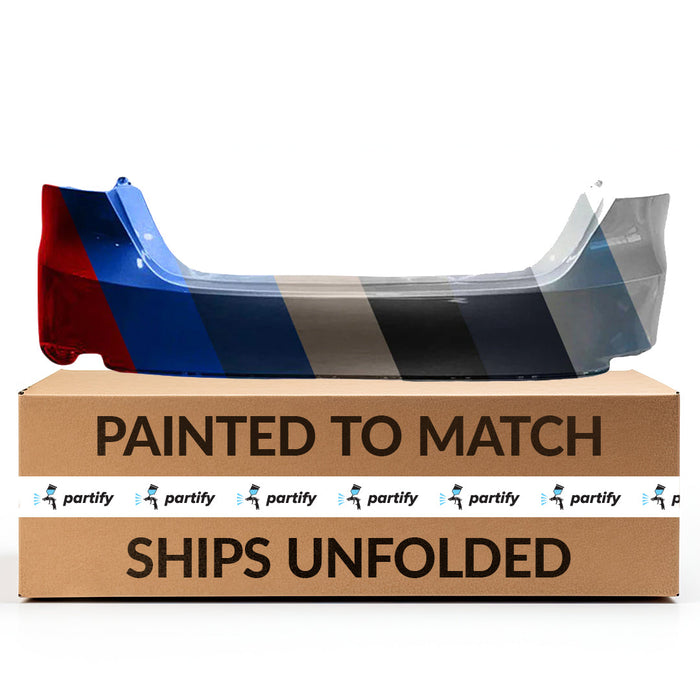 2018-2024 Toyota Camry L/LE/XLE CAPA Certified Rear Bumper Without Sensor Holes - TO1100333C-Partify-Painted-Replacement-Body-Parts