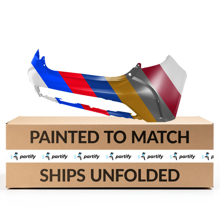 2019-2022 Toyota Corolla S/SE/SE Nightshade/XSE Rear Bumper Hatchback - TO1100340-Partify-Painted-Replacement-Body-Parts