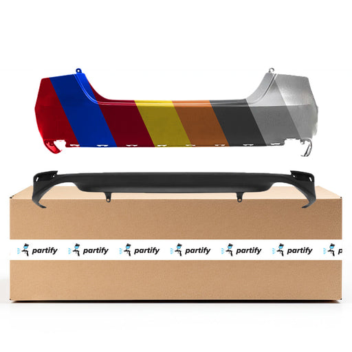 2018-2024 Toyota Camry Hybrid LE/Hybrid XLE/L/LE CAPA Certified Rear Bumper W/O Parking Sensors Cover/Valance Assembly - TO1100344C-Partify-Painted-Replacement-Body-Parts