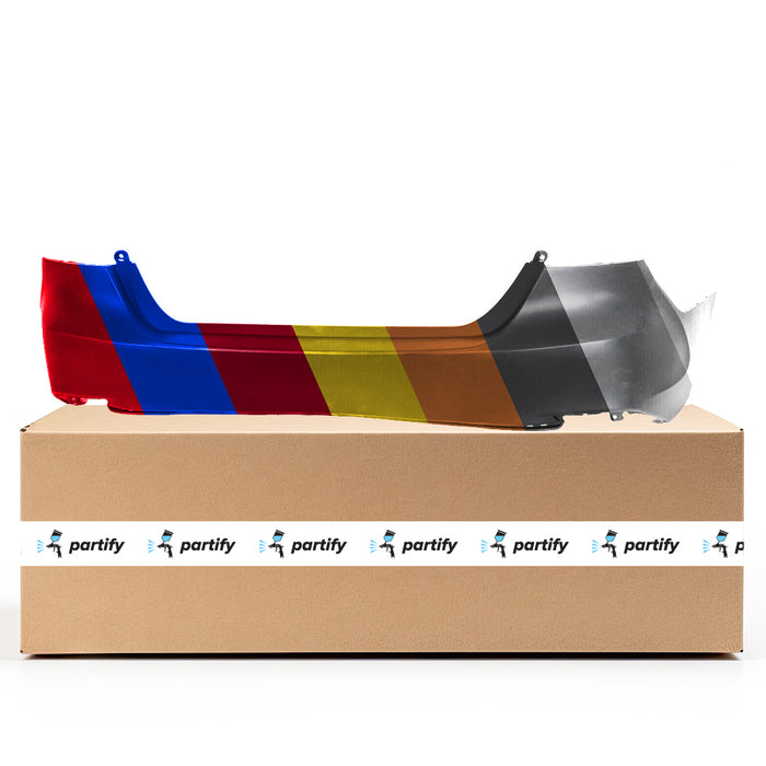Ensemble de protection/cantonnière de pare-chocs arrière sans capteurs de stationnement pour Toyota Camry Hybrid LE/Hybrid XLE/L/LE - TO1100344