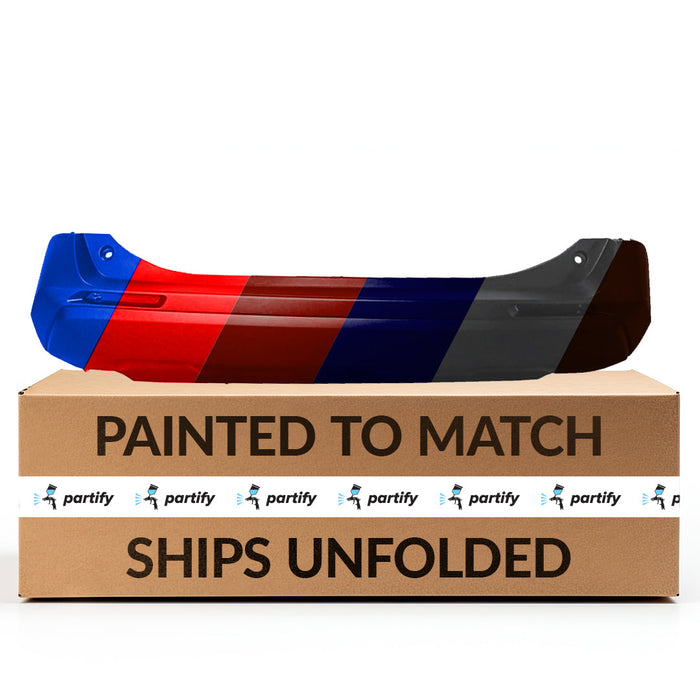 2019-2024 Toyota RAV4 CAPA Certified Rear Bumper Without Sensor Holes - TO1100346C-Partify-Painted-Replacement-Body-Parts