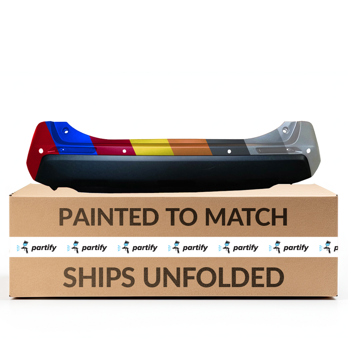 2019-2023 Toyota RAV4 Rear Bumper With Sensor Holes - TO1100347-Partify-Painted-Replacement-Body-Parts